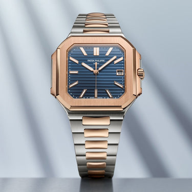 Patek Philippe Cubitus Sunburst Blue Dial 5821/1AR - WatchesOff5th
